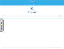 Tablet Screenshot of injuredworkerslawfirm.com